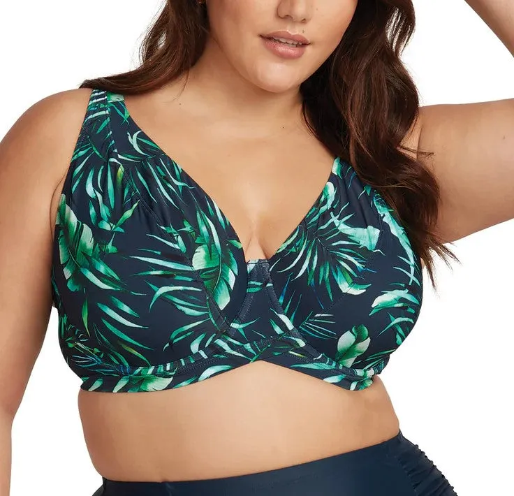 Palmspiration Goya G Bikini Top In Dark Navy - Artesands