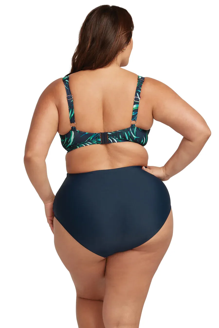 Palmspiration Goya G Bikini Top In Dark Navy - Artesands