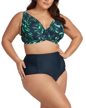 Palmspiration Goya G Bikini Top In Dark Navy - Artesands