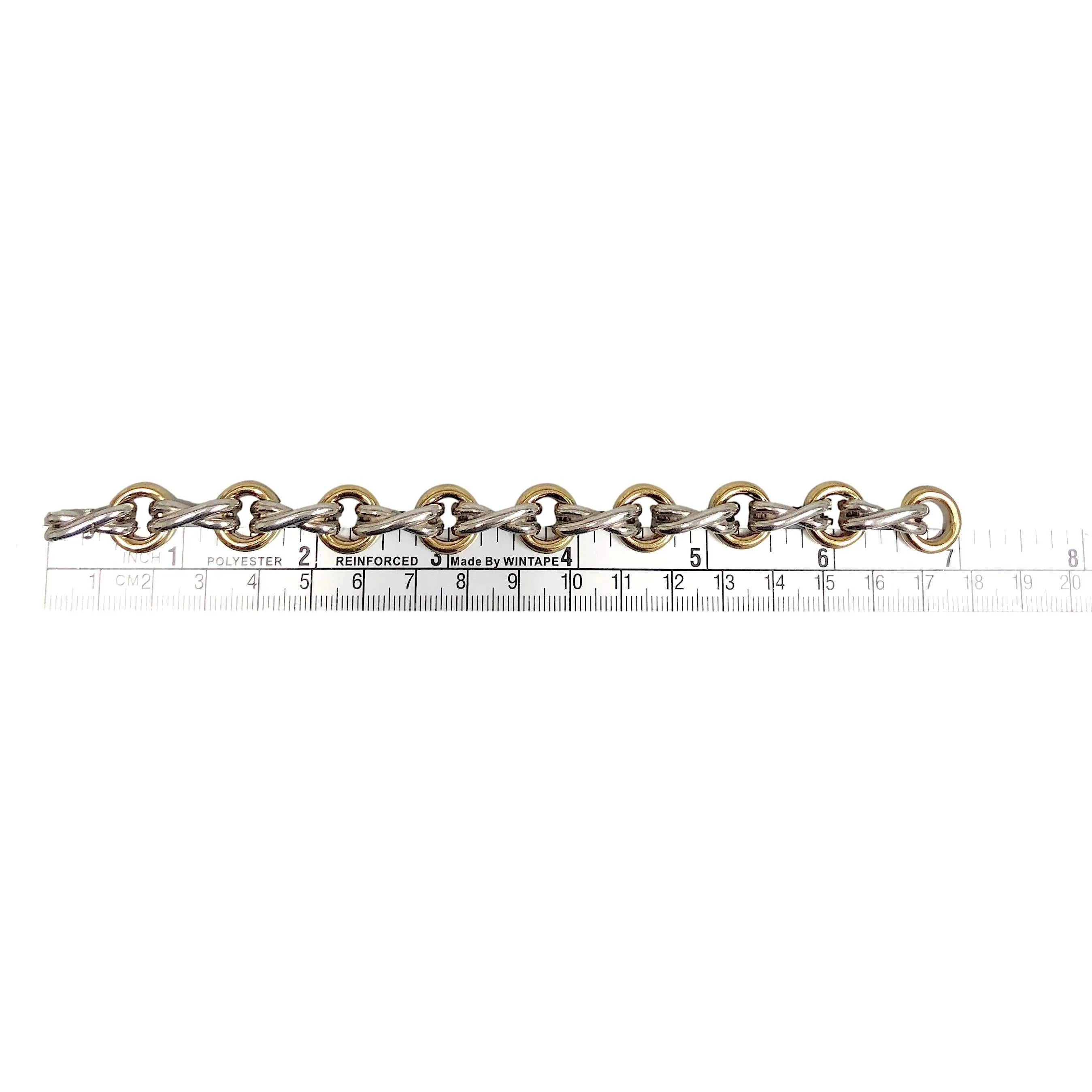 Paloma Picasso for Tiffany & Co. 18K Yellow Gold and Silver XO Vintage Bracelet