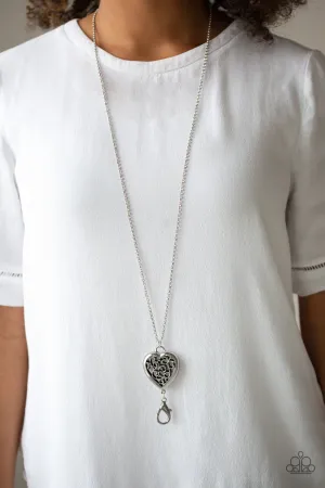 Paparazzi For The Love - Silver Lanyard