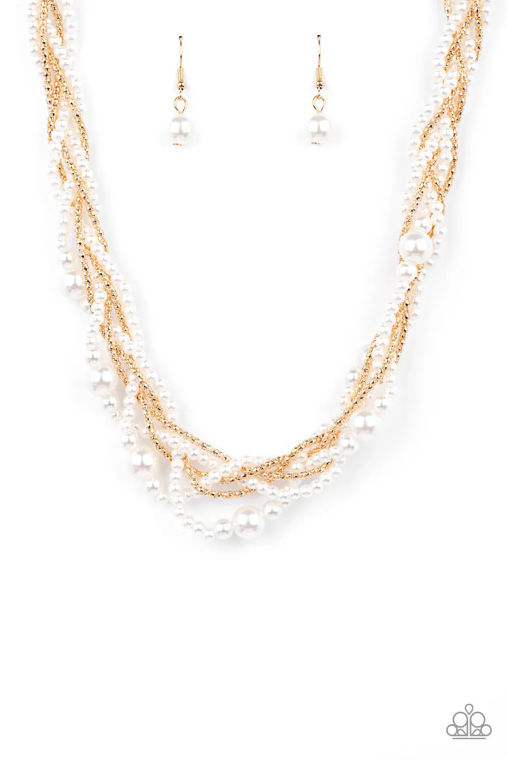 Paparazzi Royal Reminiscence - Gold Necklace