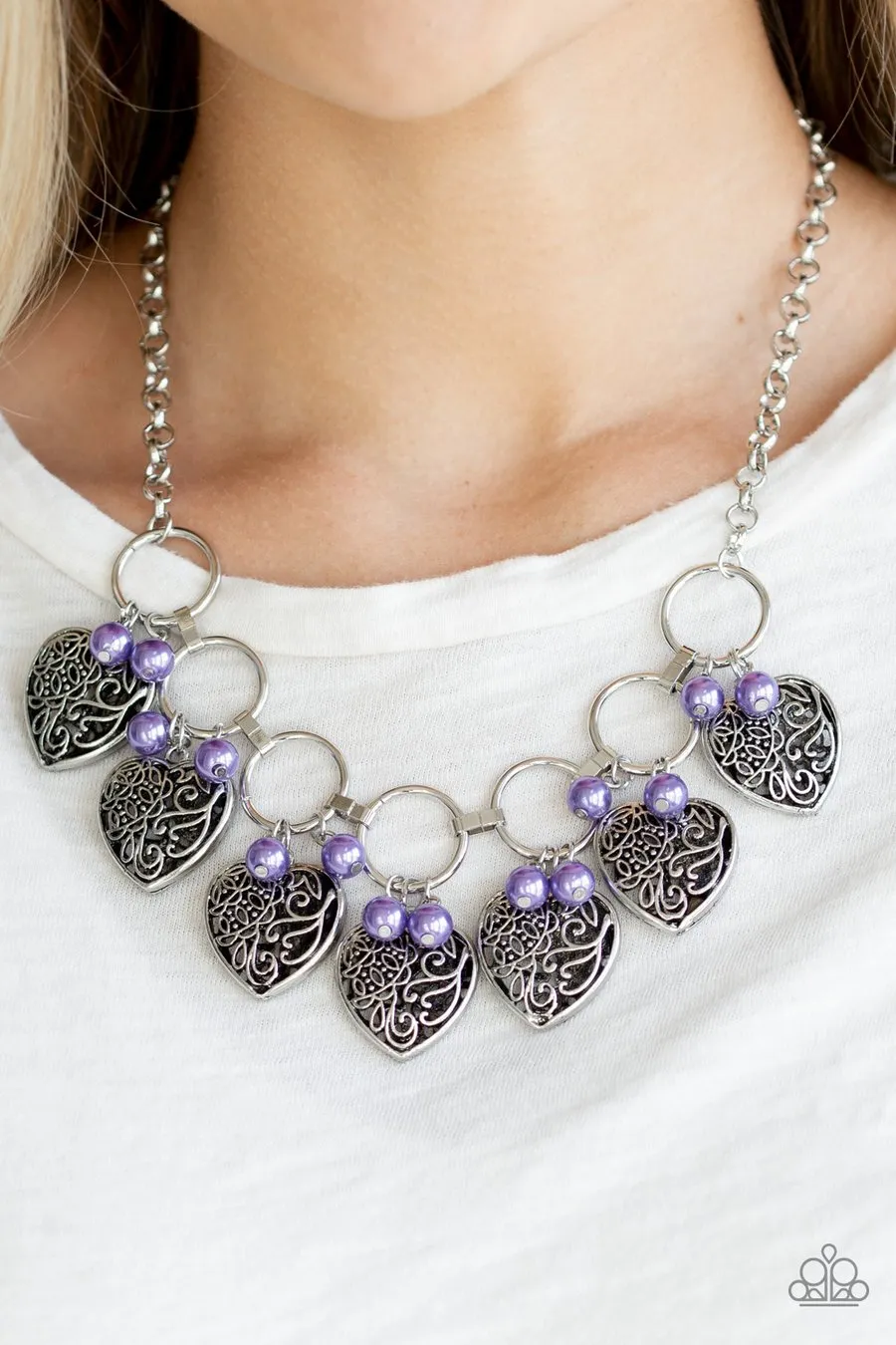 Paparazzi Very Valentine - Heart Necklace