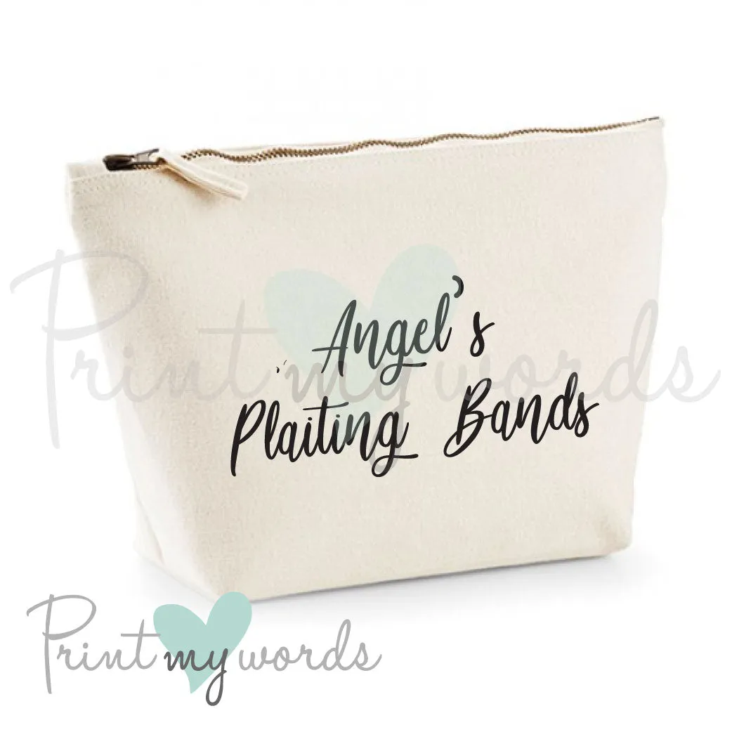 Personalised Plaiting Bands Pouch
