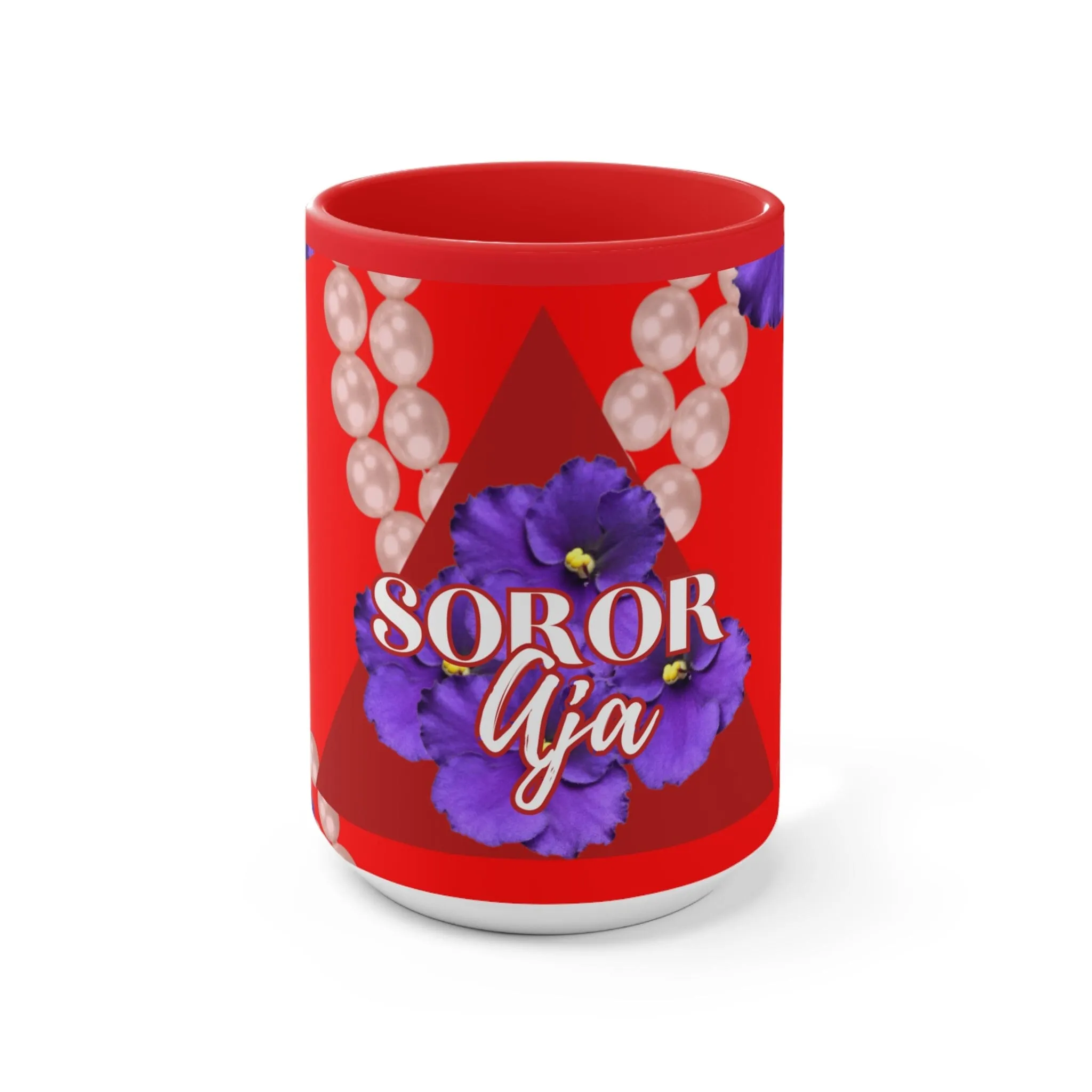 Personalized African Violet Flower Coffee Mug