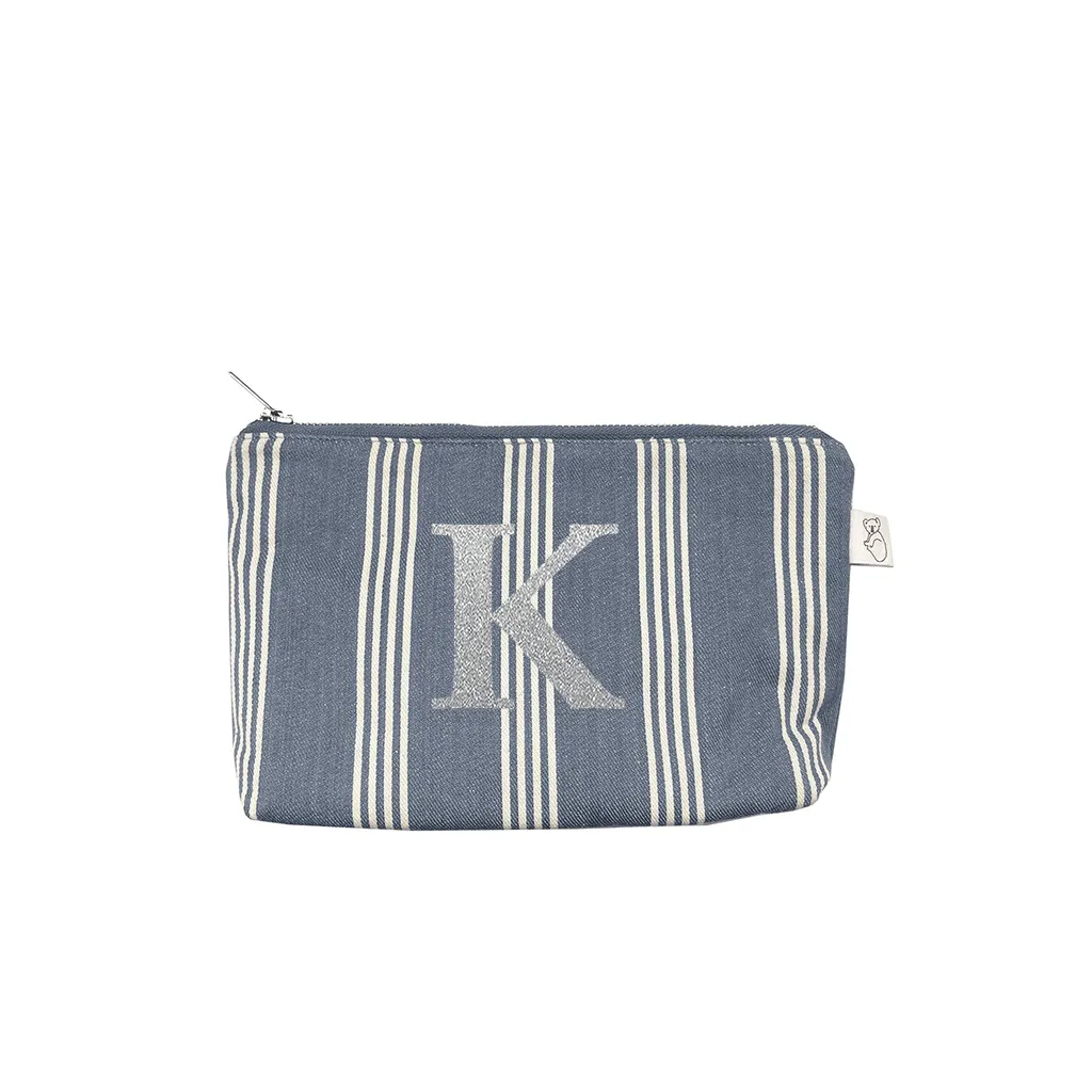 Personalized Initial Makeup Bag
