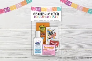 Personalized Wedding Hangover Recovery Kit Bag & Topper - Papel Picado