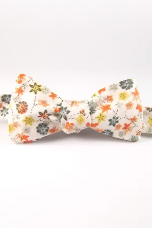 Petrina's Posies Almond Self Tie Bow Tie