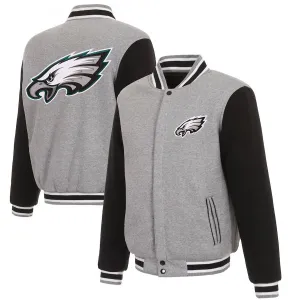 Philadelphia Eagles Reversible Two-Tone Fleece Jacket
