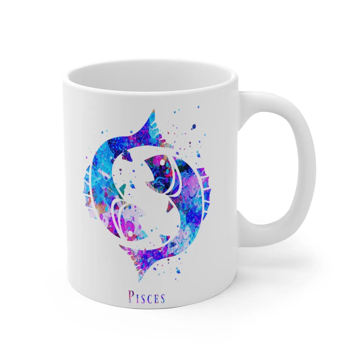 Pisces Zodiac Sign Mug - 11 oz, 15 oz