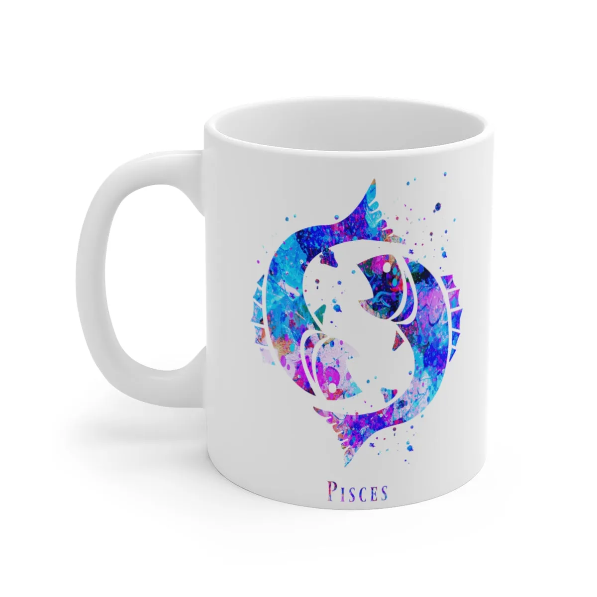 Pisces Zodiac Sign Mug - 11 oz, 15 oz