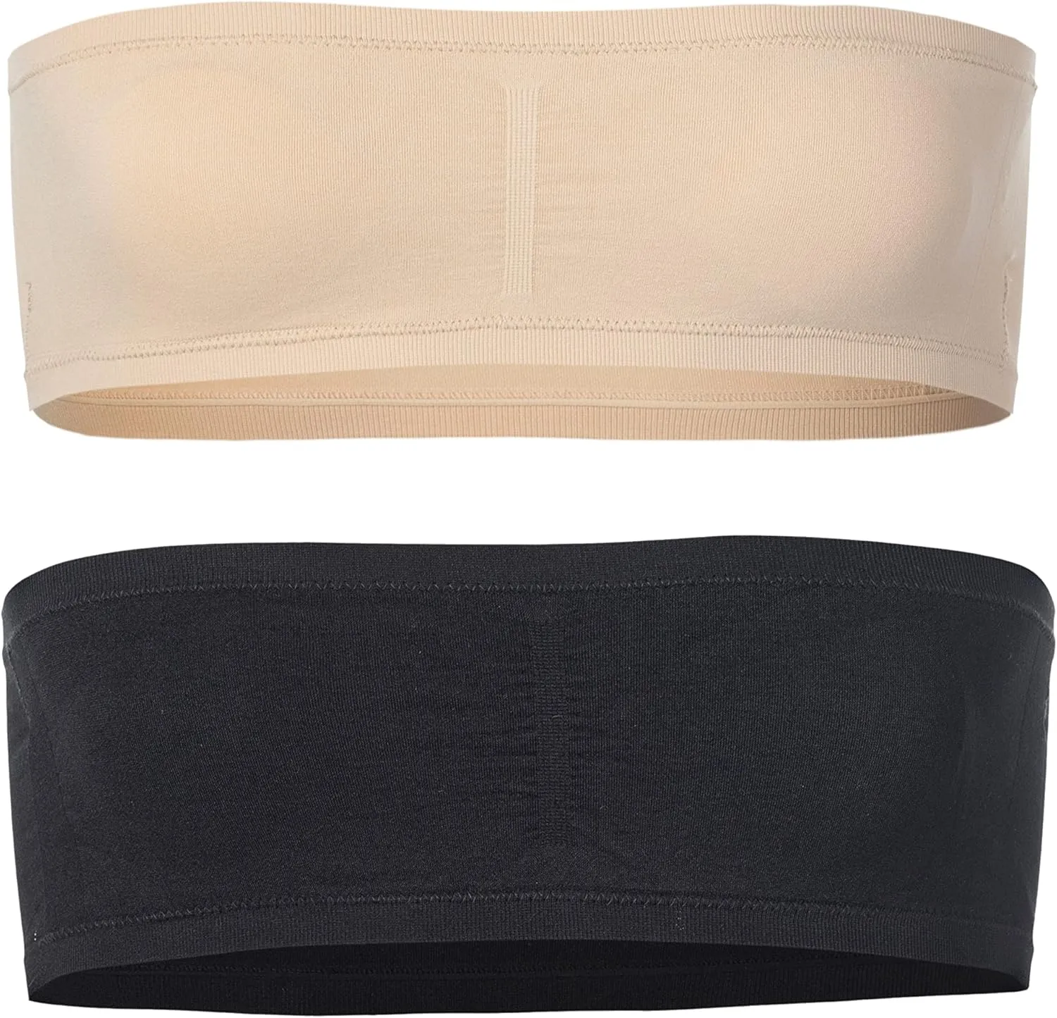 Popular Girl's Bandeau Bra with Removable Padding - Strapless Tube Bra for Girls and Teens, Seamless