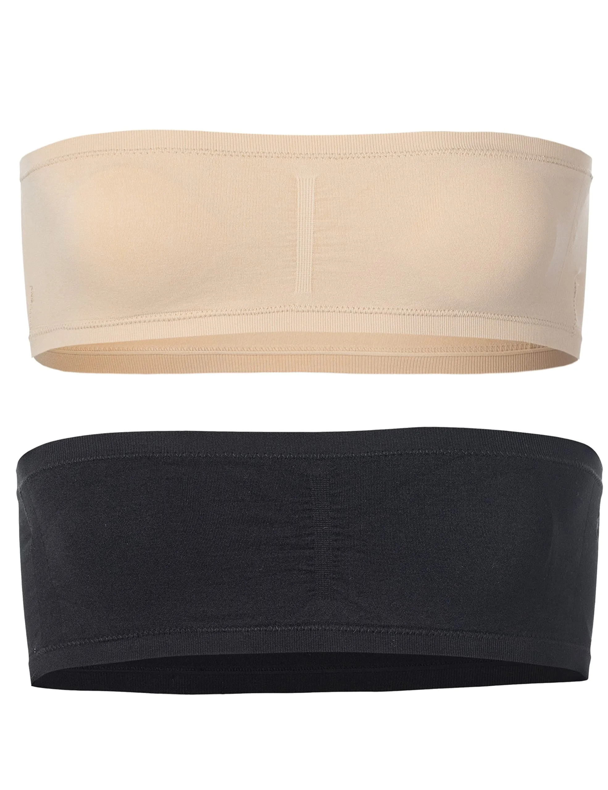 Popular Girl's Bandeau Bra with Removable Padding - Strapless Tube Bra for Girls and Teens, Seamless