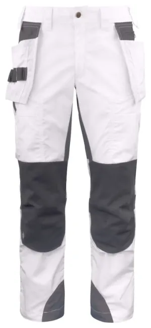 Projob 5536 Stretch Painters White Trousers with holster pockets