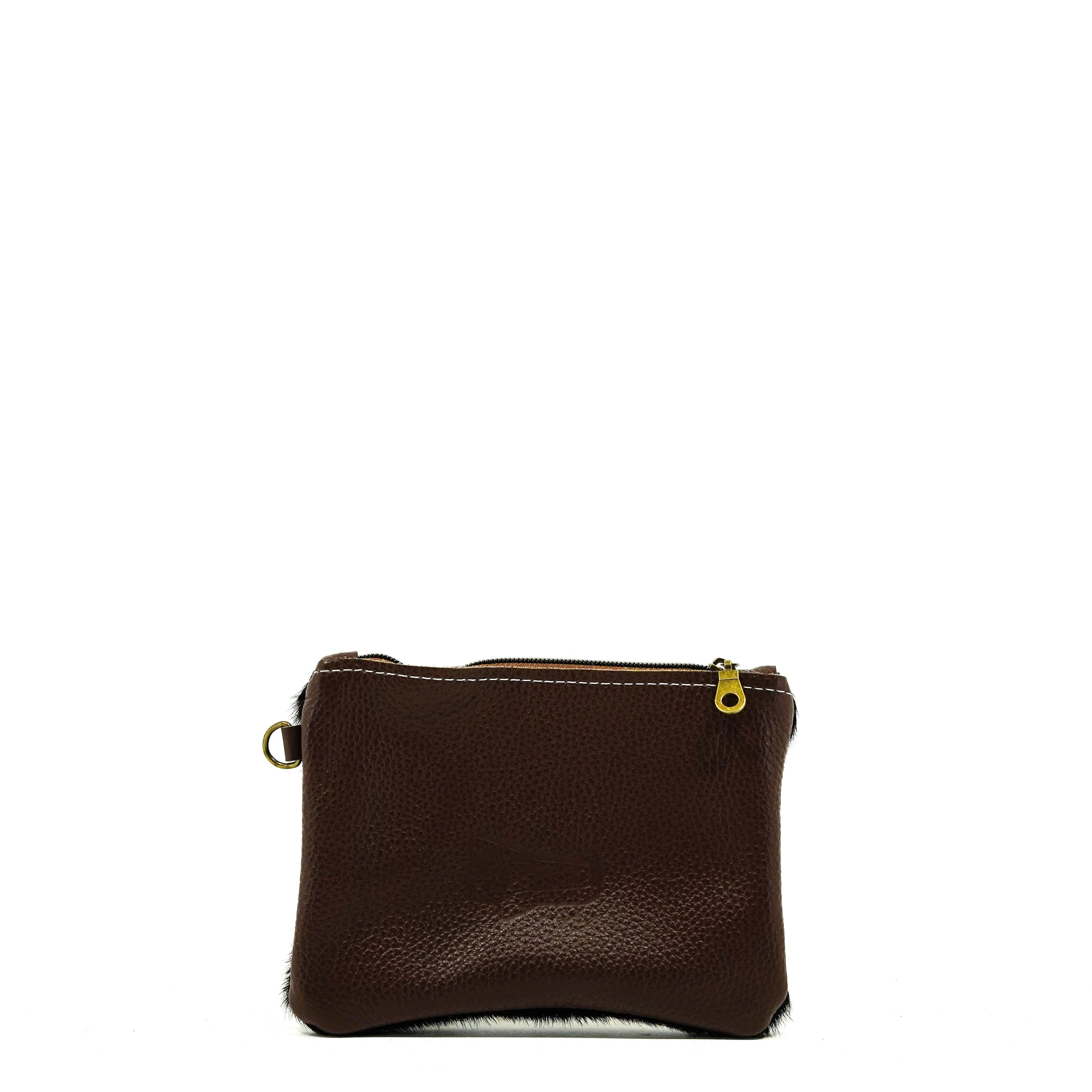 Purse Organizer - Dark Brindle w/ Amethyst Croc
