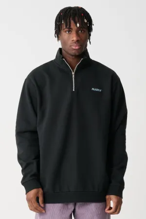 QUARTER ZIP CREW - Pigment Black