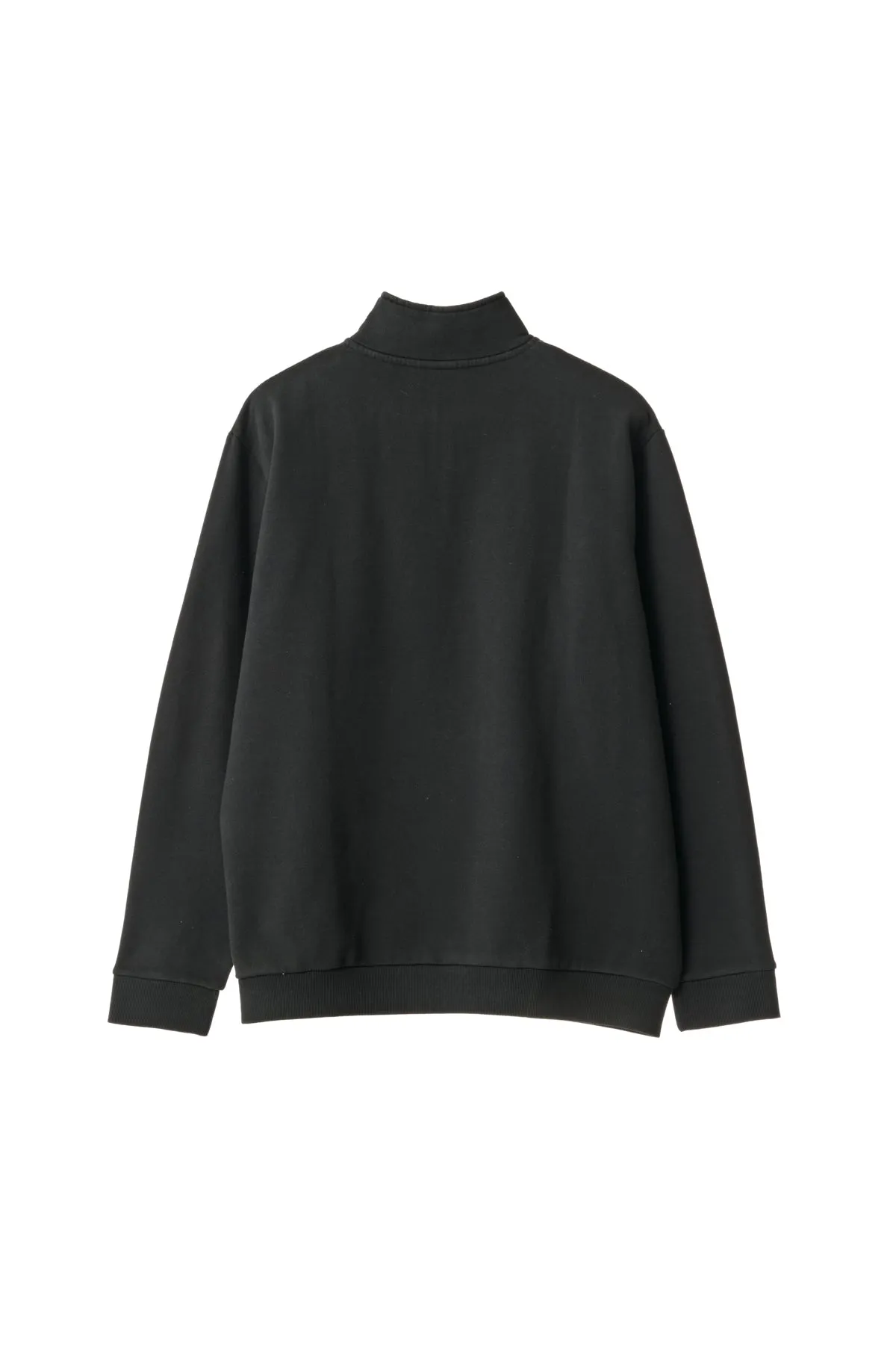 QUARTER ZIP CREW - Pigment Black