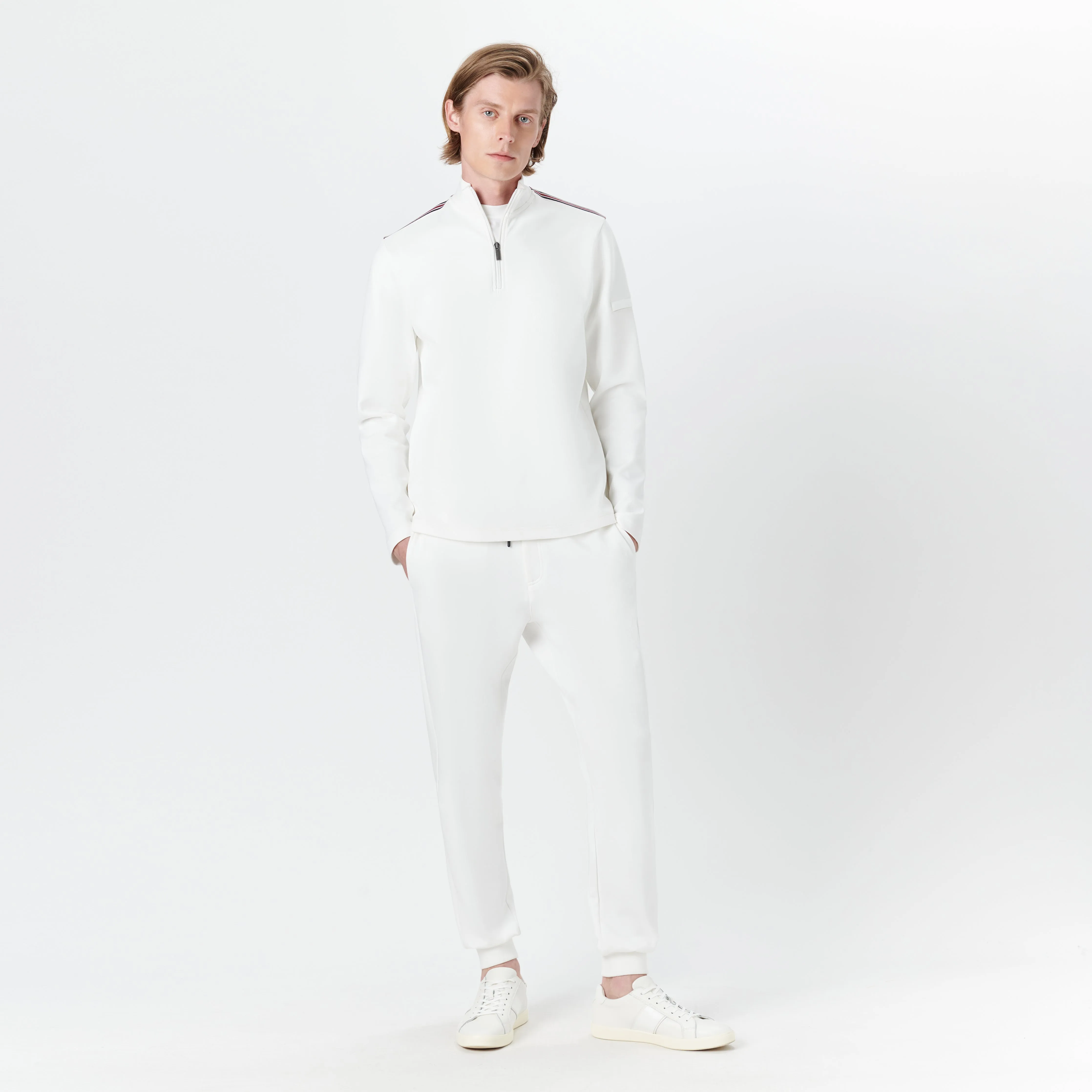Quarter Zip Pullover Sweatshirt