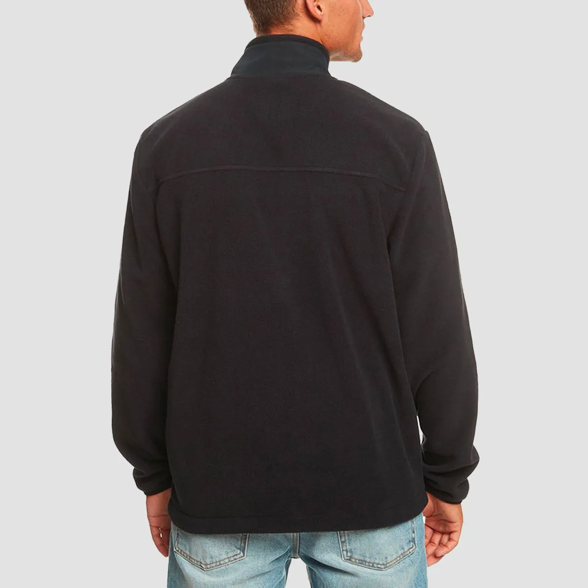 Quiksilver Collar Zip Fleece Black