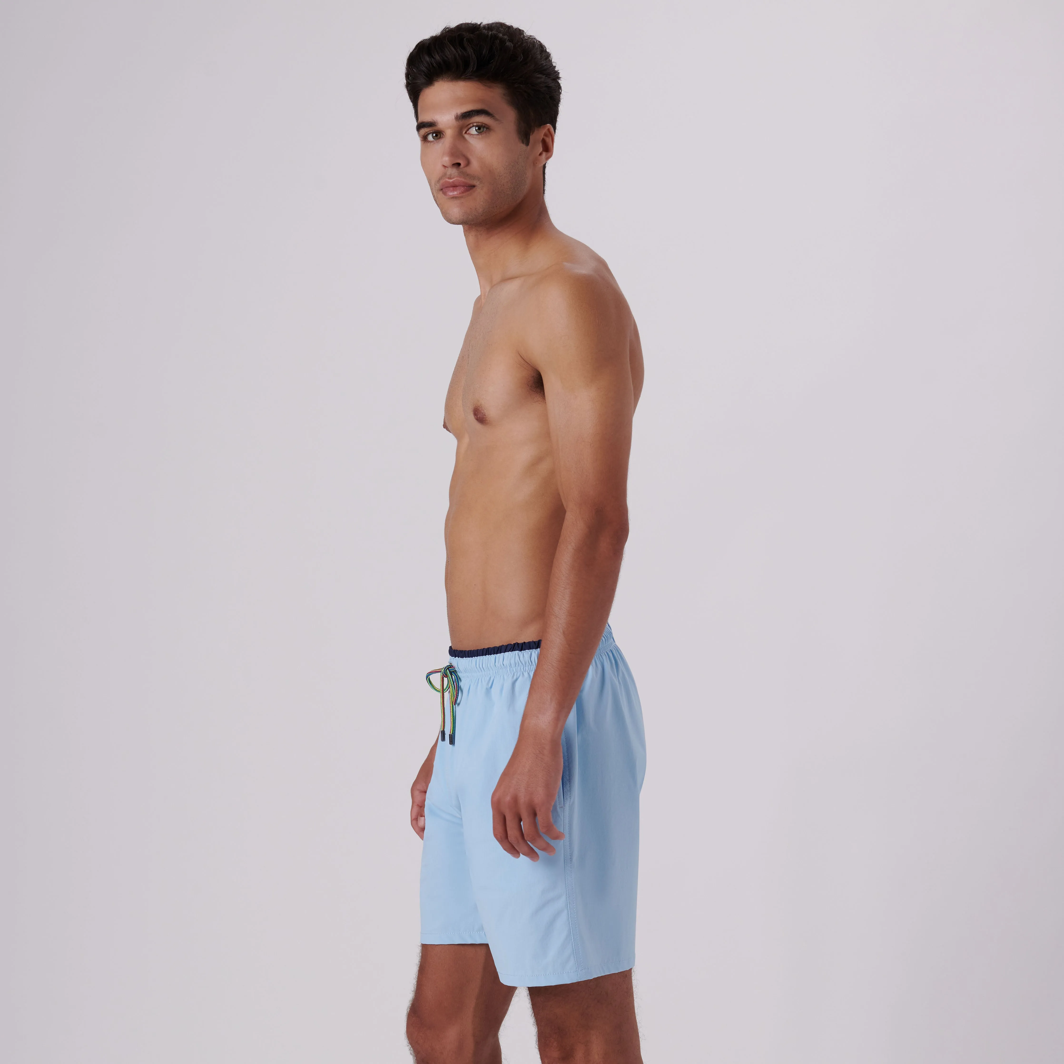 Quinn Solid Swim Trunks