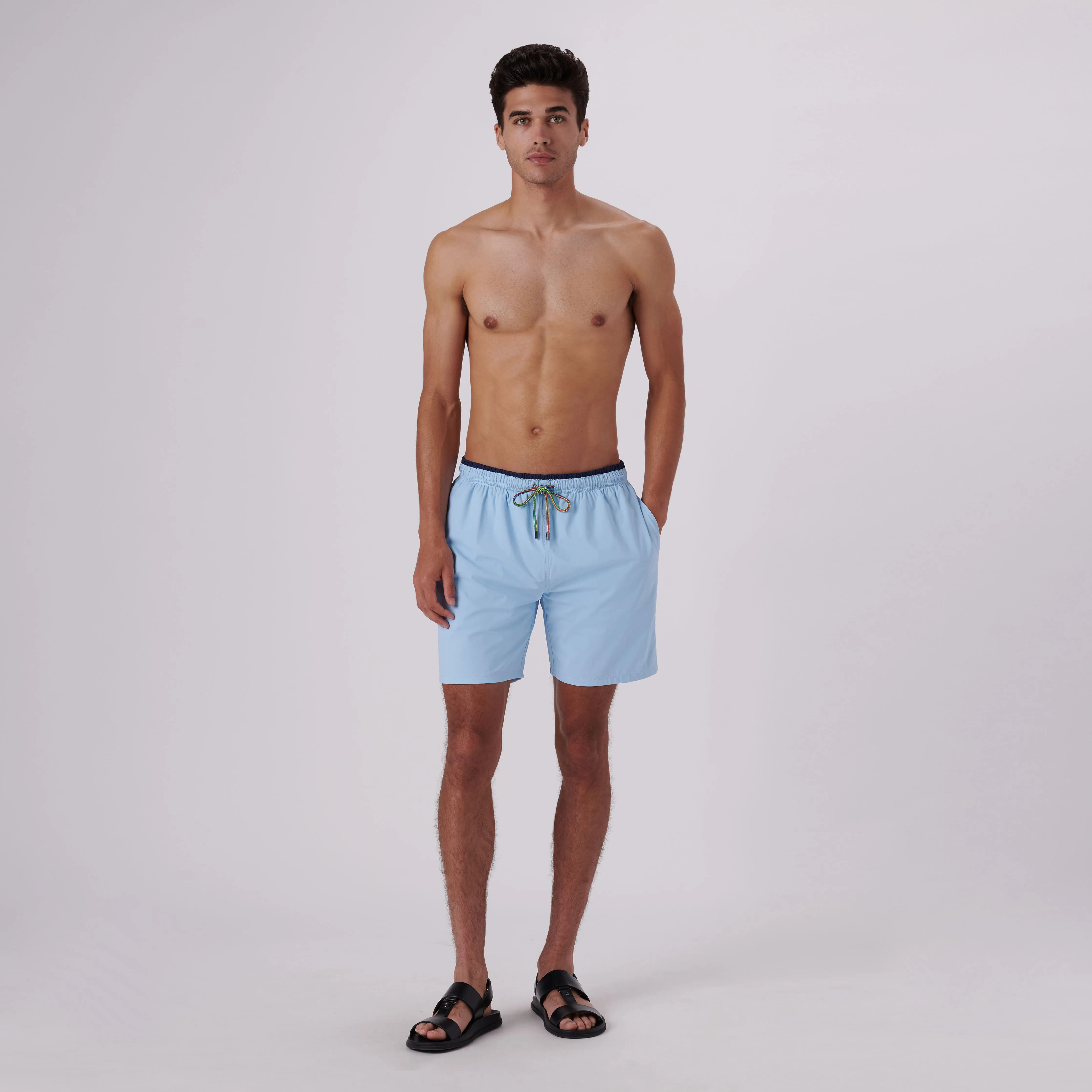 Quinn Solid Swim Trunks