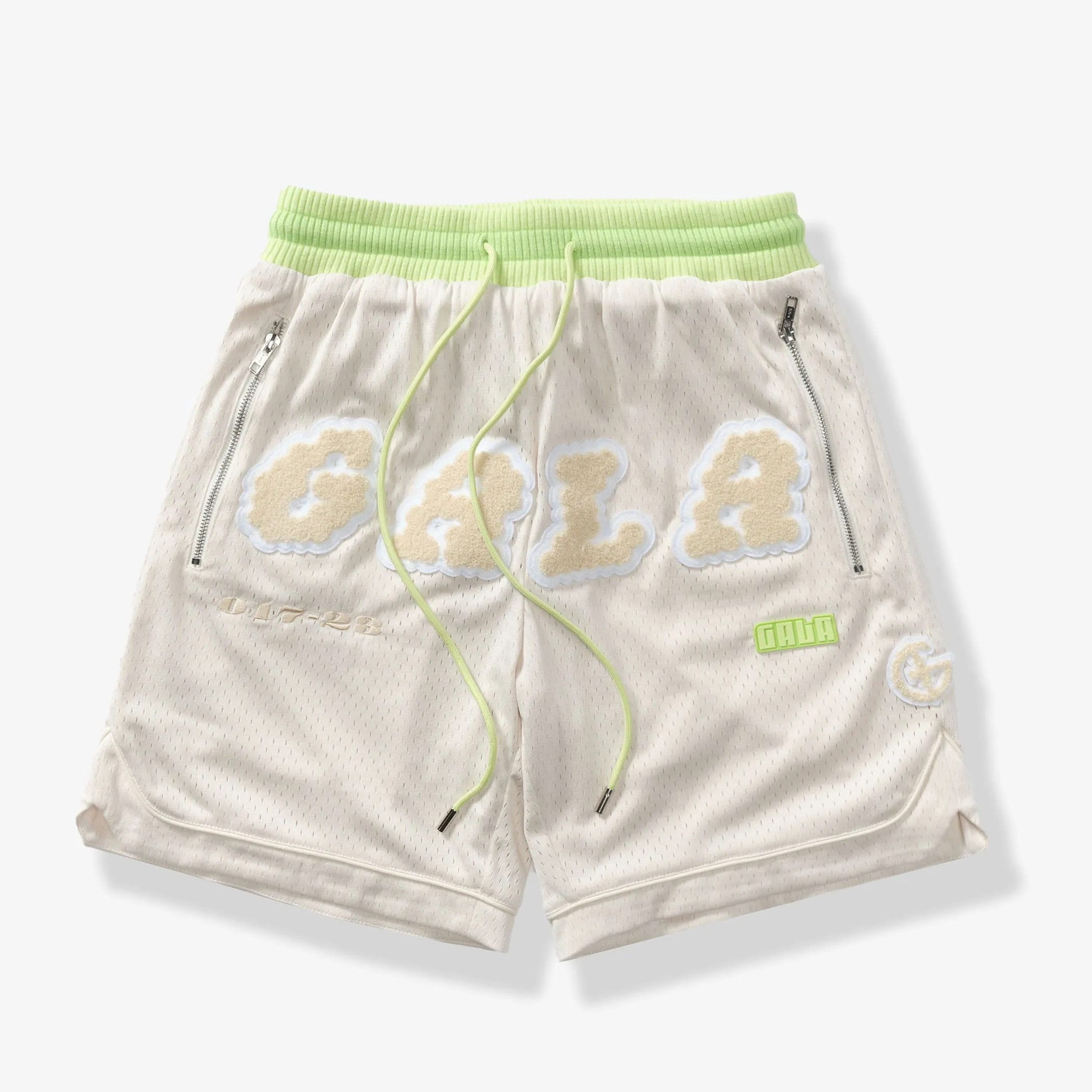 "Incognito" Shorts (kiwi/cream)