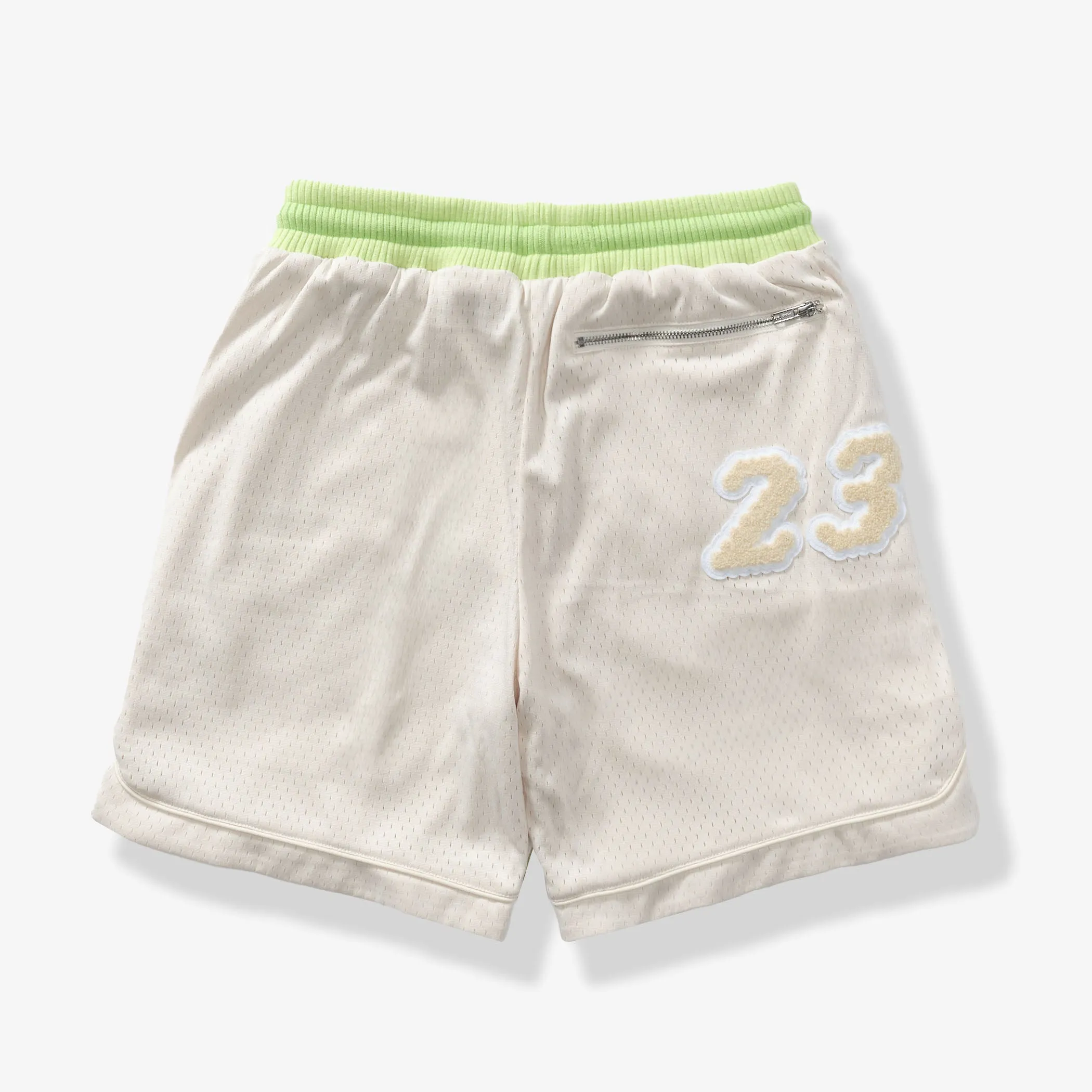 "Incognito" Shorts (kiwi/cream)