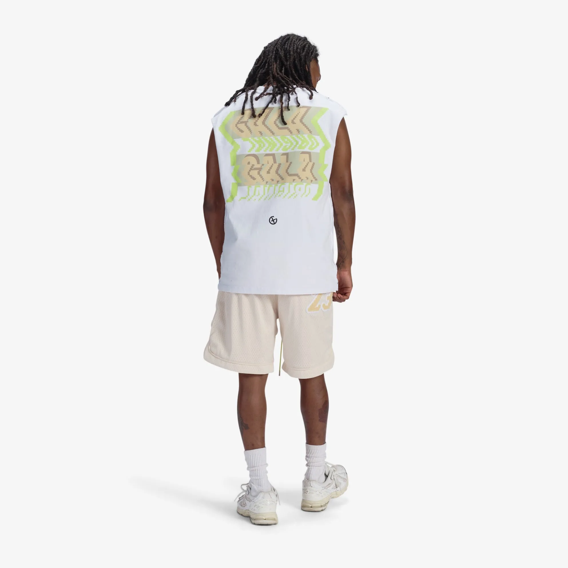 "Incognito" Shorts (kiwi/cream)
