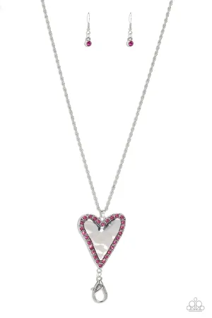 Radiant Romeo - Pink Necklace