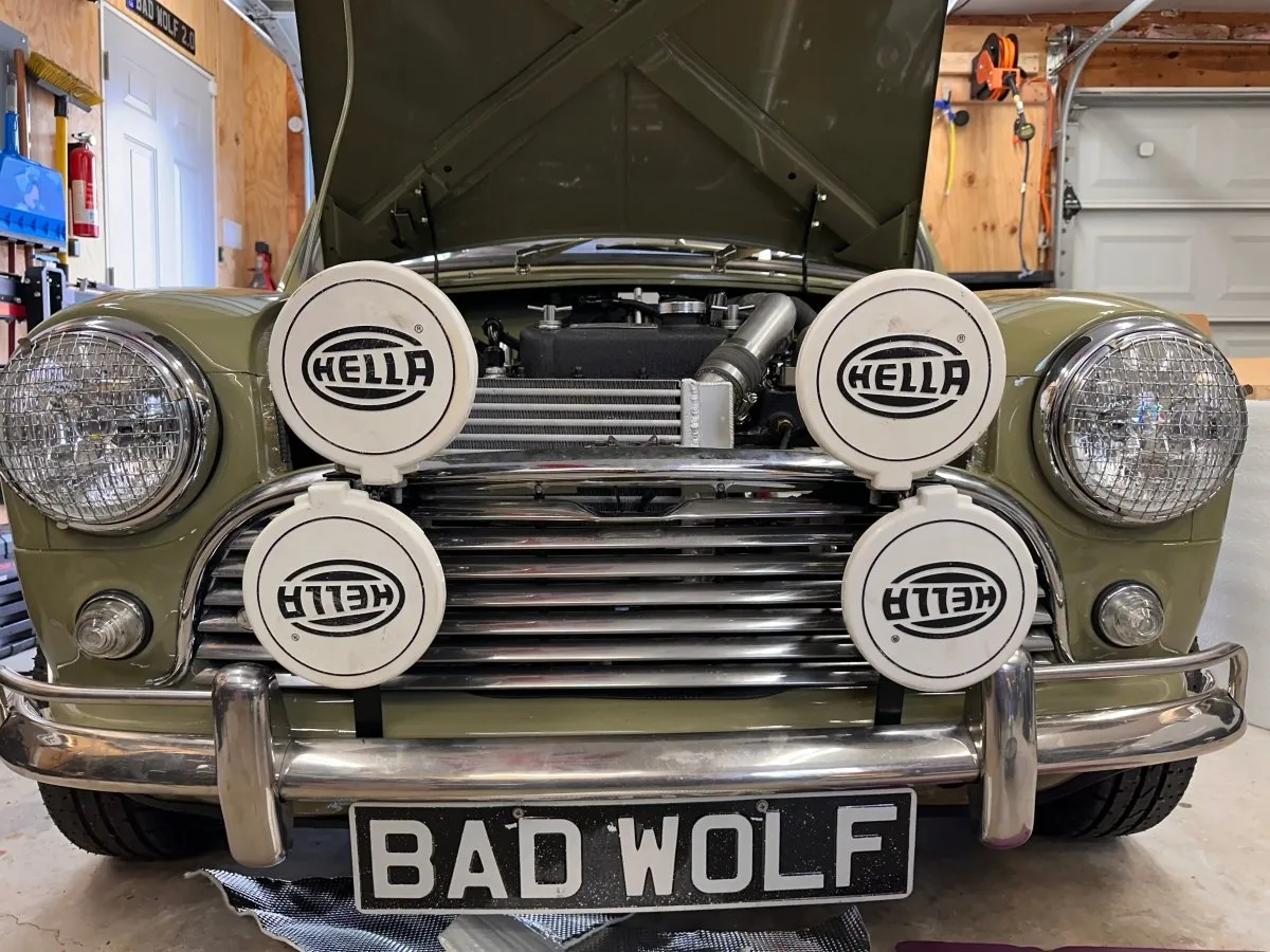 Rally Light Brackets - Classic Mini