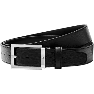Rectangular Shiny Stainless Steel Pin Buckle Belt