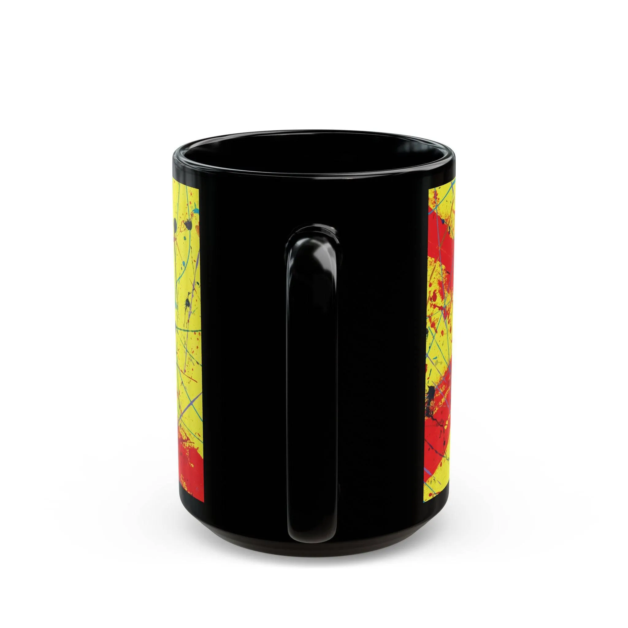 Red Rocket 15oz Black Mug by Jumper Maybach®