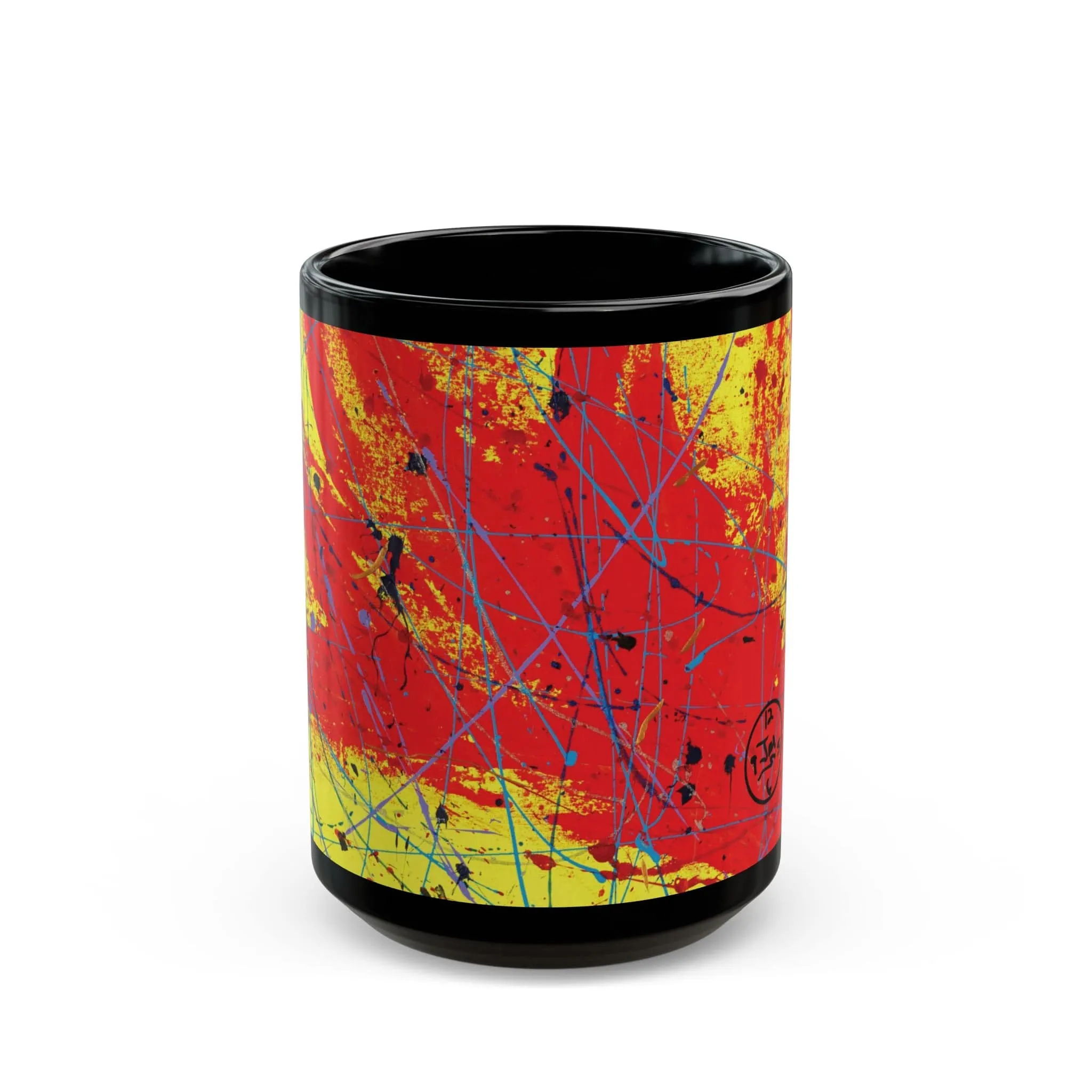 Red Rocket 15oz Black Mug by Jumper Maybach®
