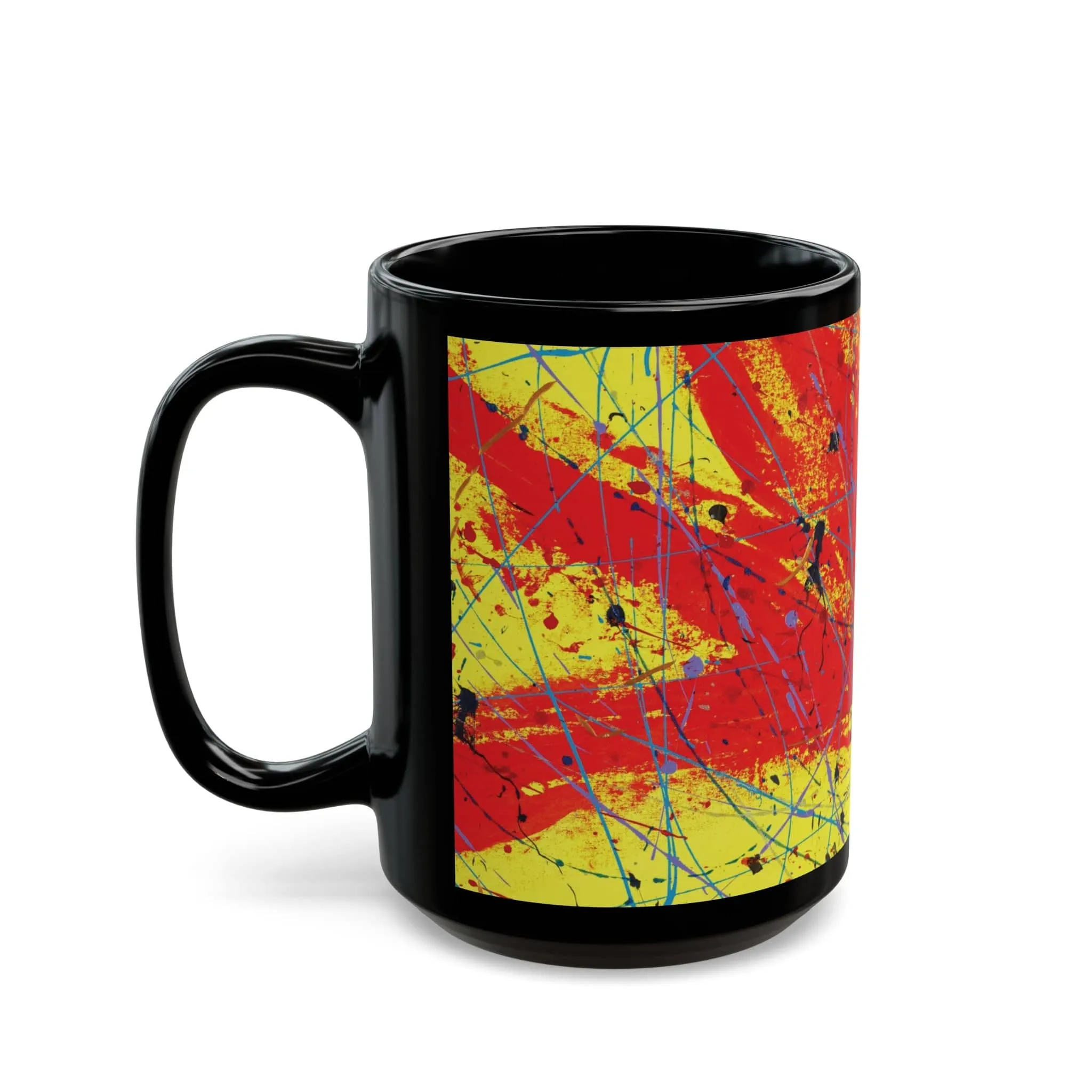 Red Rocket 15oz Black Mug by Jumper Maybach®