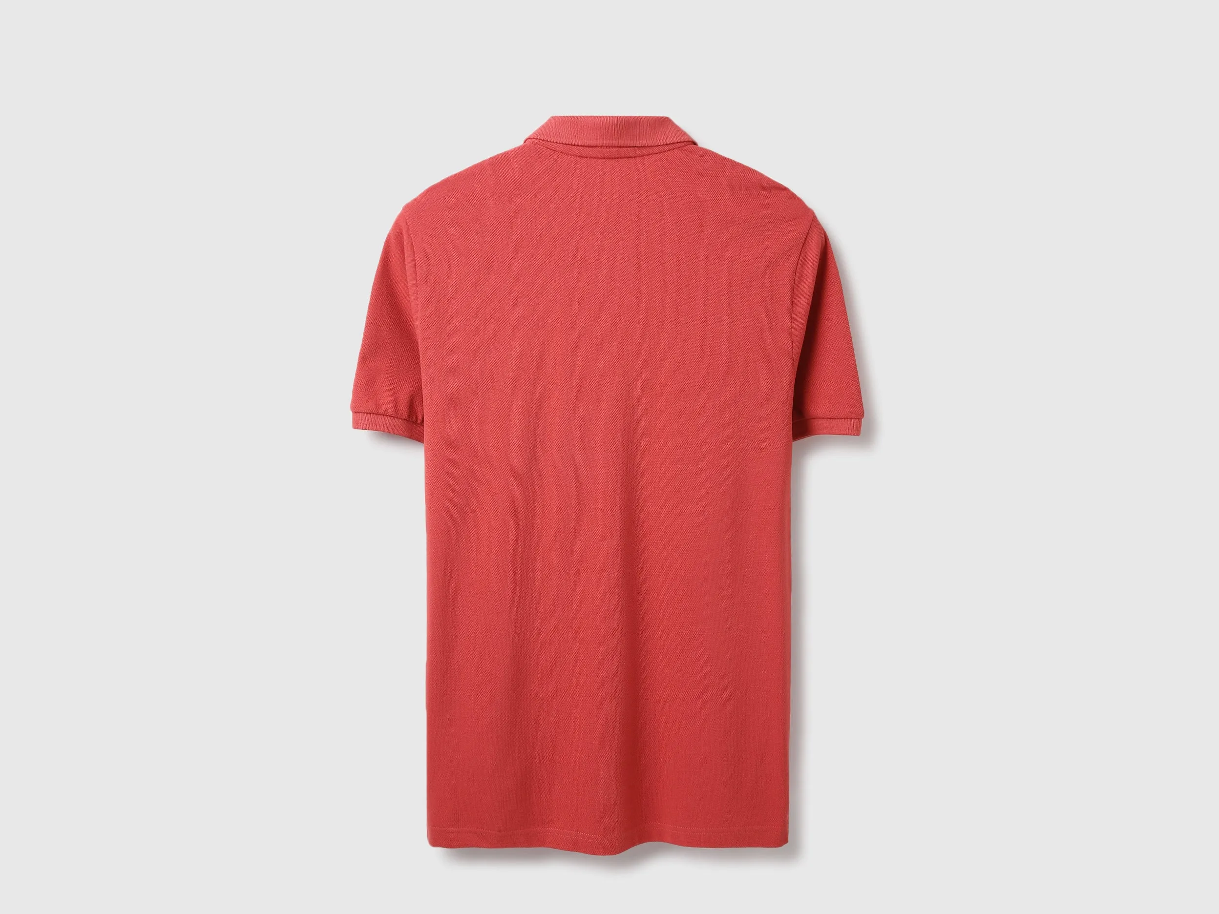 Regular Fit Polo Neck Solid Tshirt