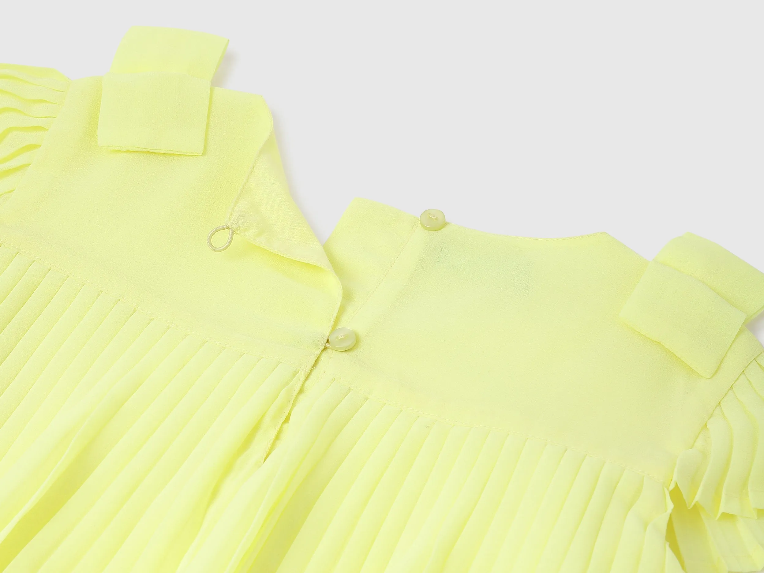 Regular Fit Round Neck Solid Dress