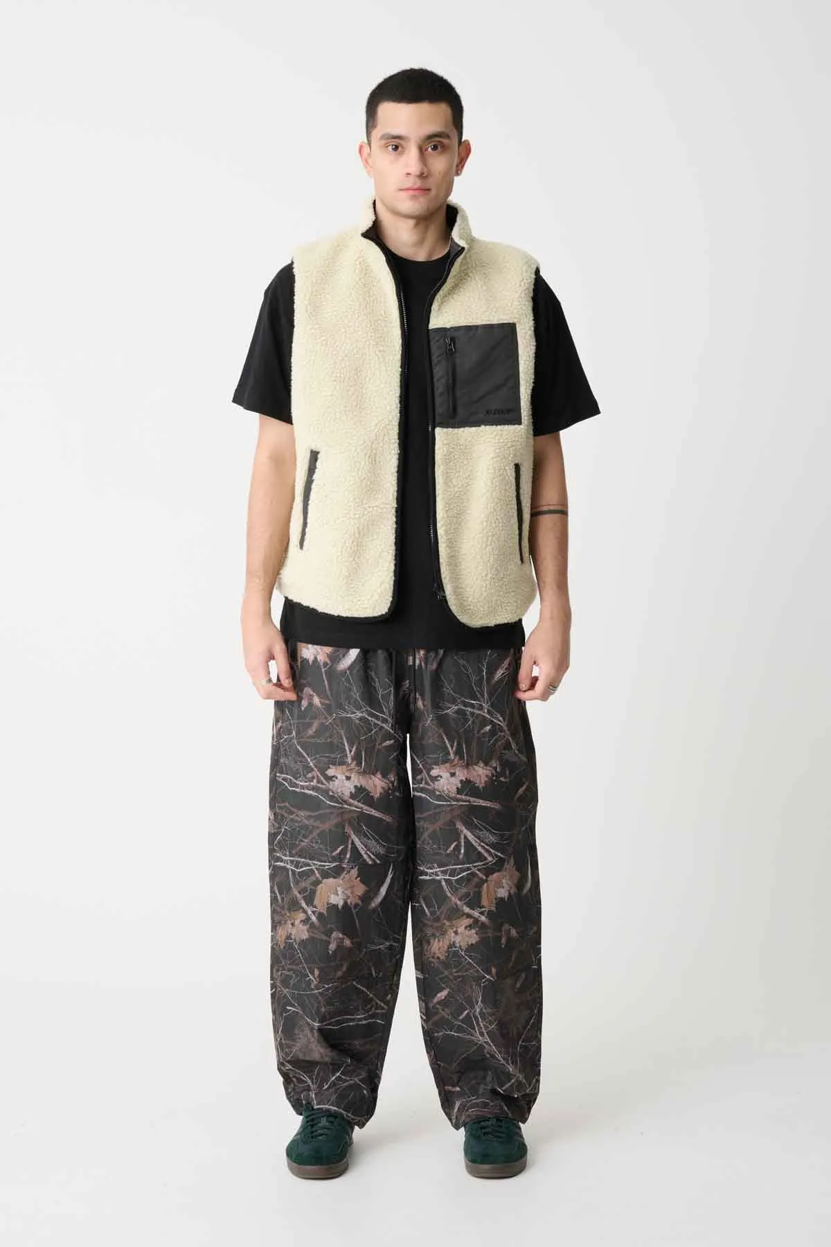 REVERSIBLE SHERPA VEST - NATURAL