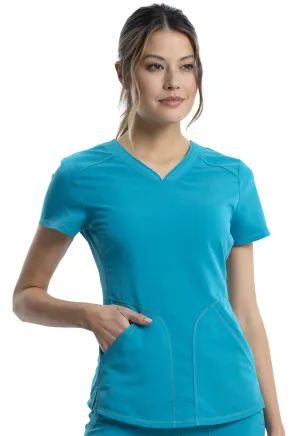 Revolution WW601 V-Neck Top Teal Blue