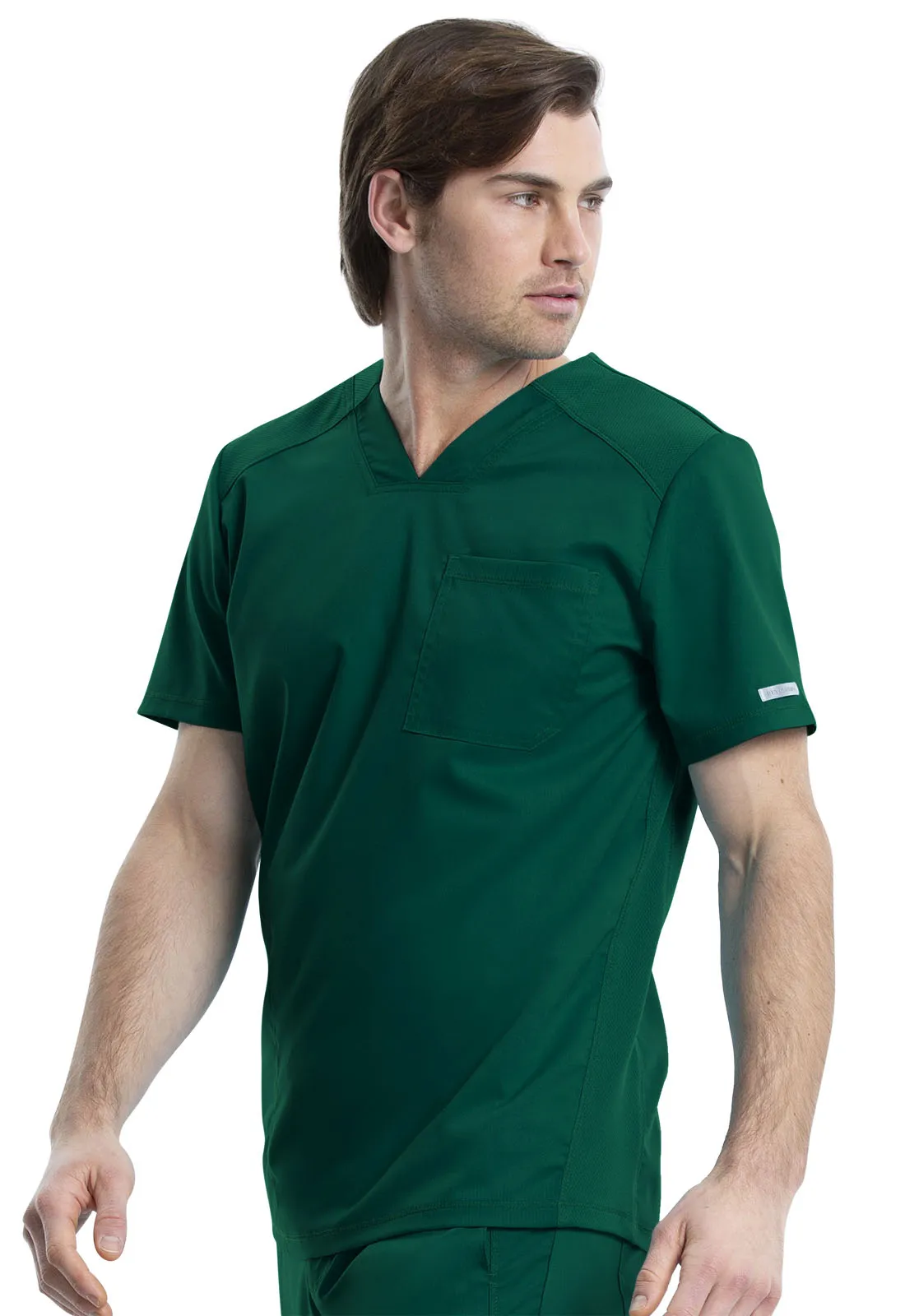 Revolution WW603 Men's V-Neck Top Hunter Green
