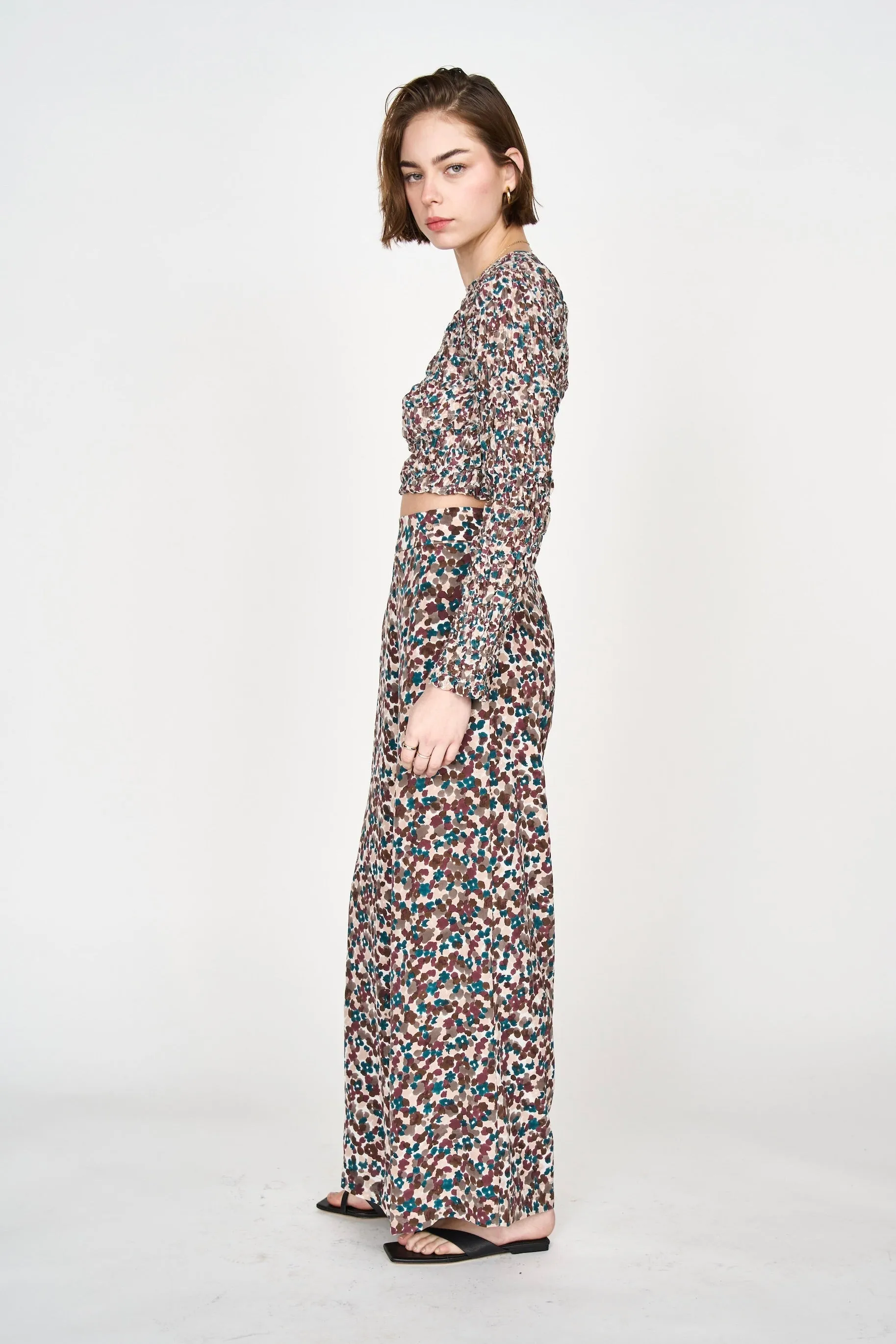 Riga Pant in Amaryllis
