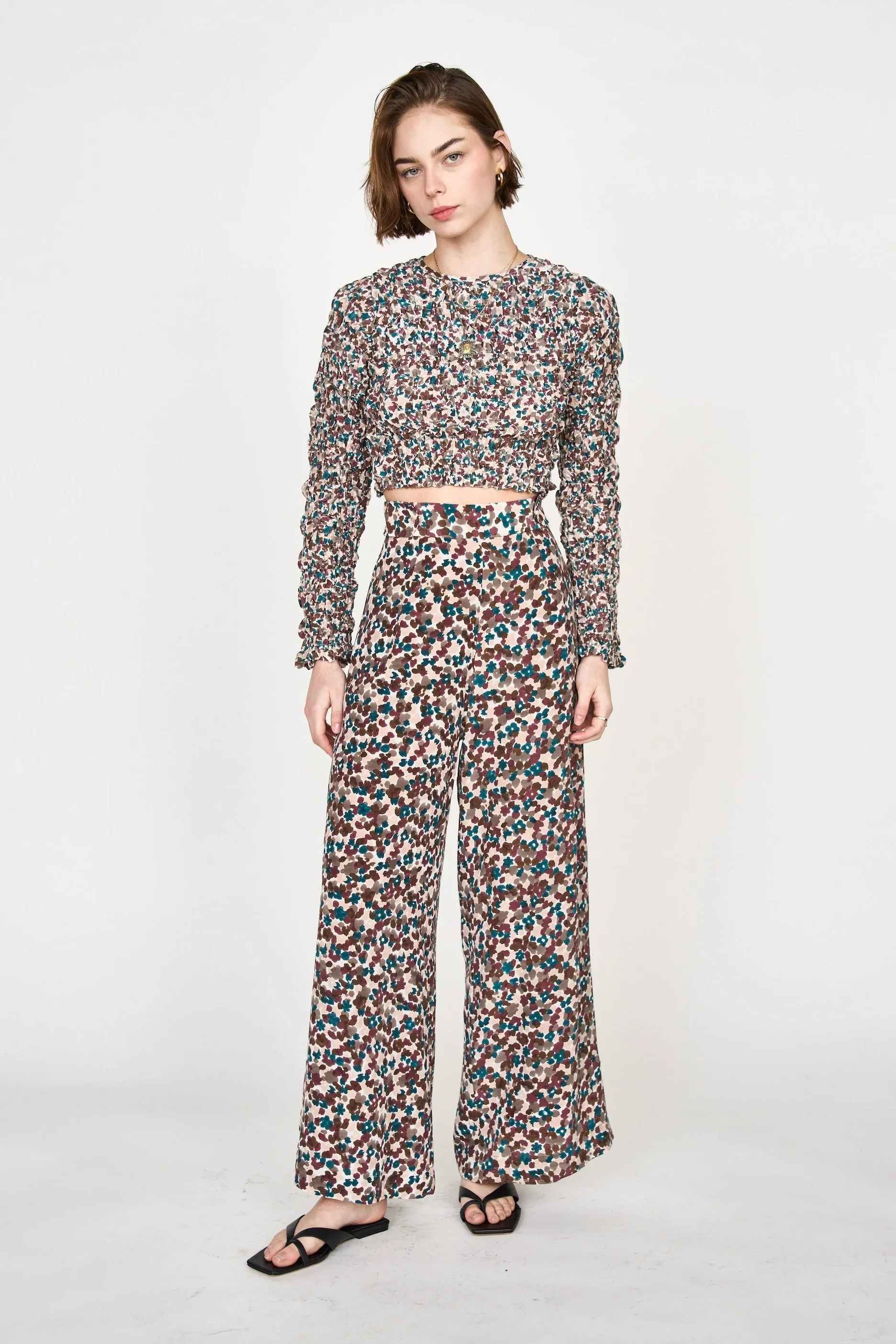 Riga Pant in Amaryllis