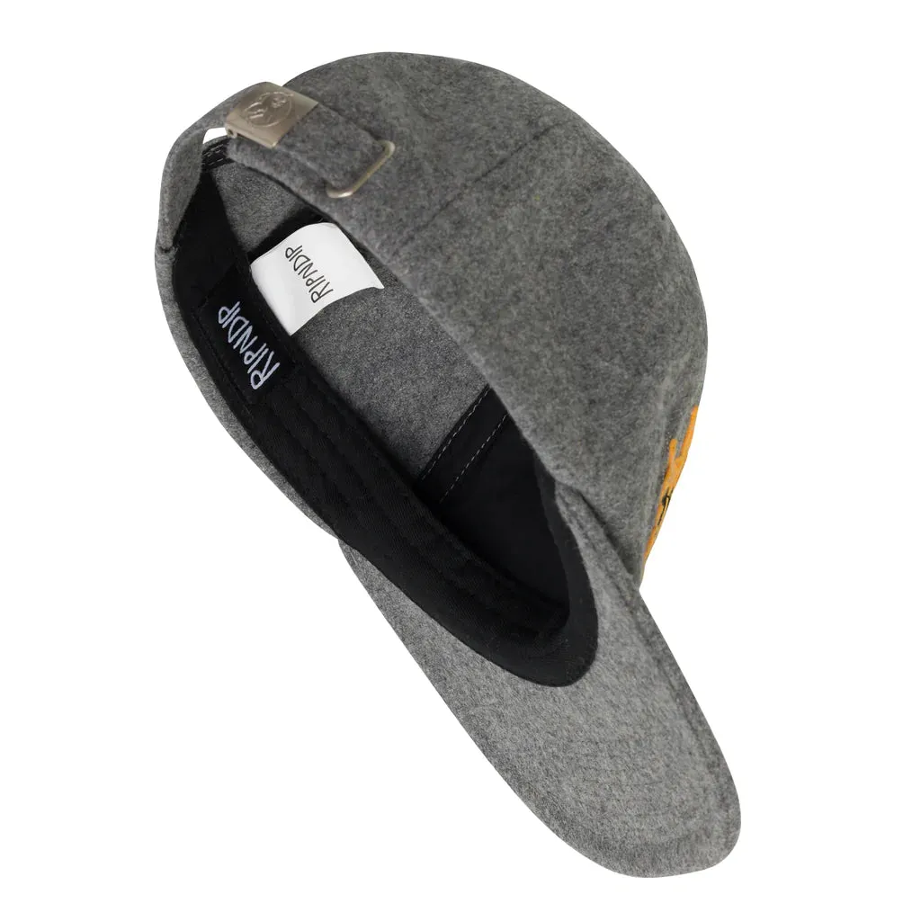 Rip N Dip RipnLit 6 Panel Wool Strapback cap - Charcoal