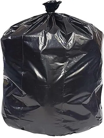 RiteSource - 24" x 22" Regular Black Garbage Bags, 500/cs - L2422RB
