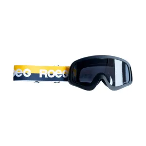ROEG PERUNA YELLOW STRIPE GOGGLE BLACK AND YELLOW/BLUE STRAP