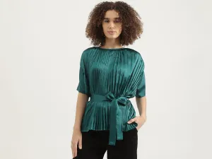 Round Neck Solid Top