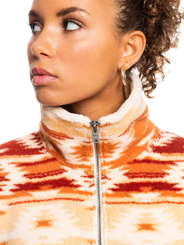 Roxy Womens Live Out Loud Half-Zip Pullover Fleece