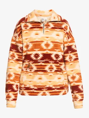 Roxy Womens Live Out Loud Half-Zip Pullover Fleece