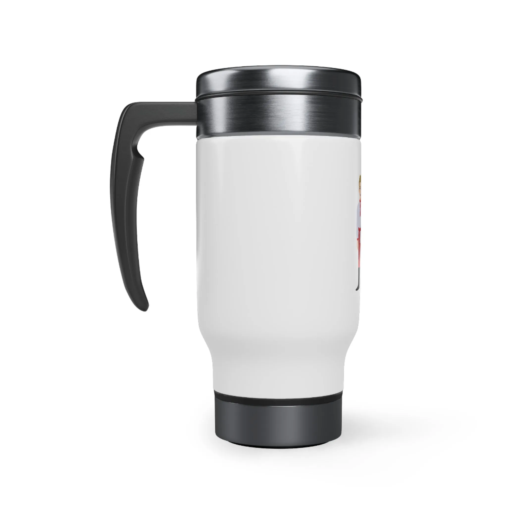Russia Stainless Steel Travel Mug with Handle, 14oz