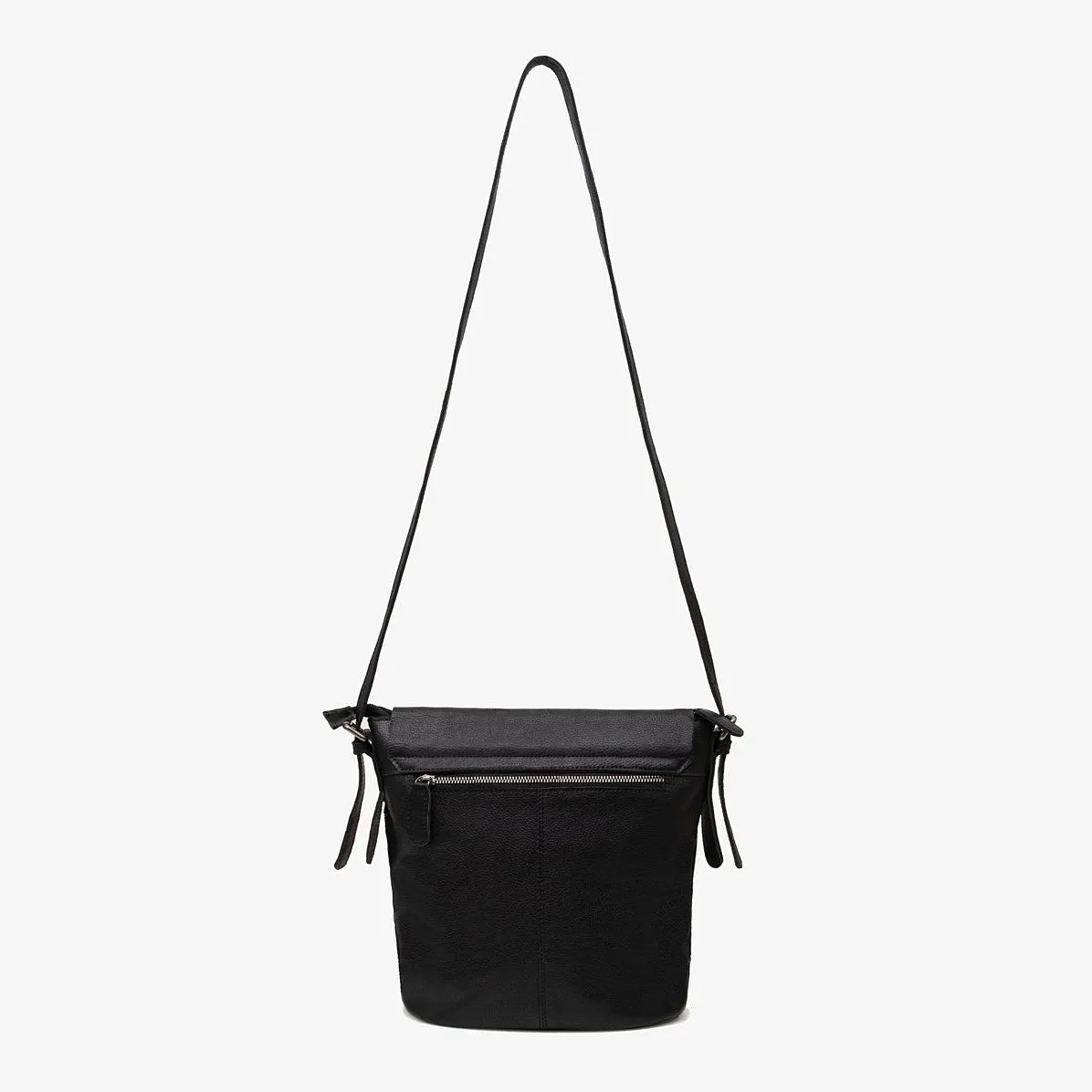 Sabrina Leather Bag - Black
