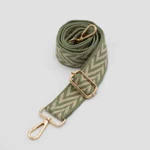 Sage Chevron Woven Strap